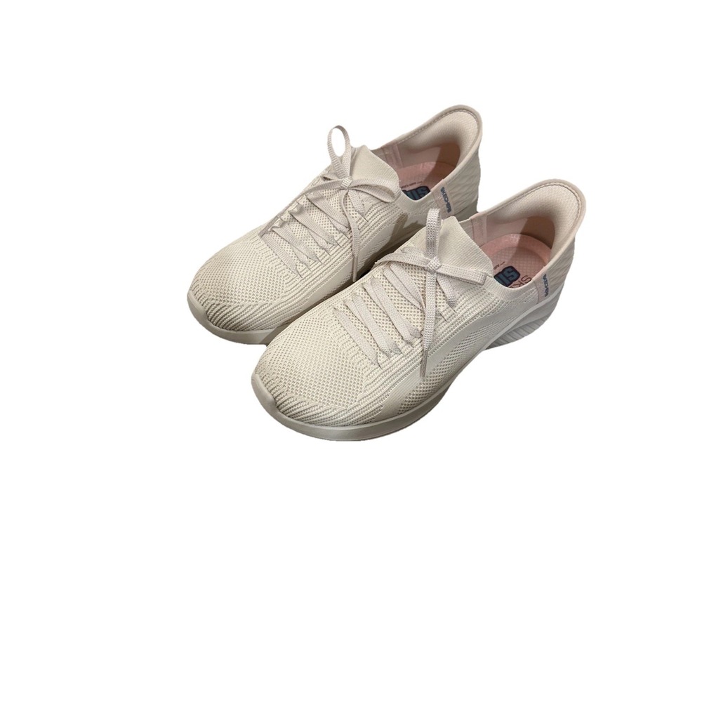 Skechers Hands Free Slip-Ins Women's Brilliant Sneaker Size 8.5 Natural